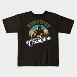 Bigfoot Hide and Seek Champion Kids T-Shirt